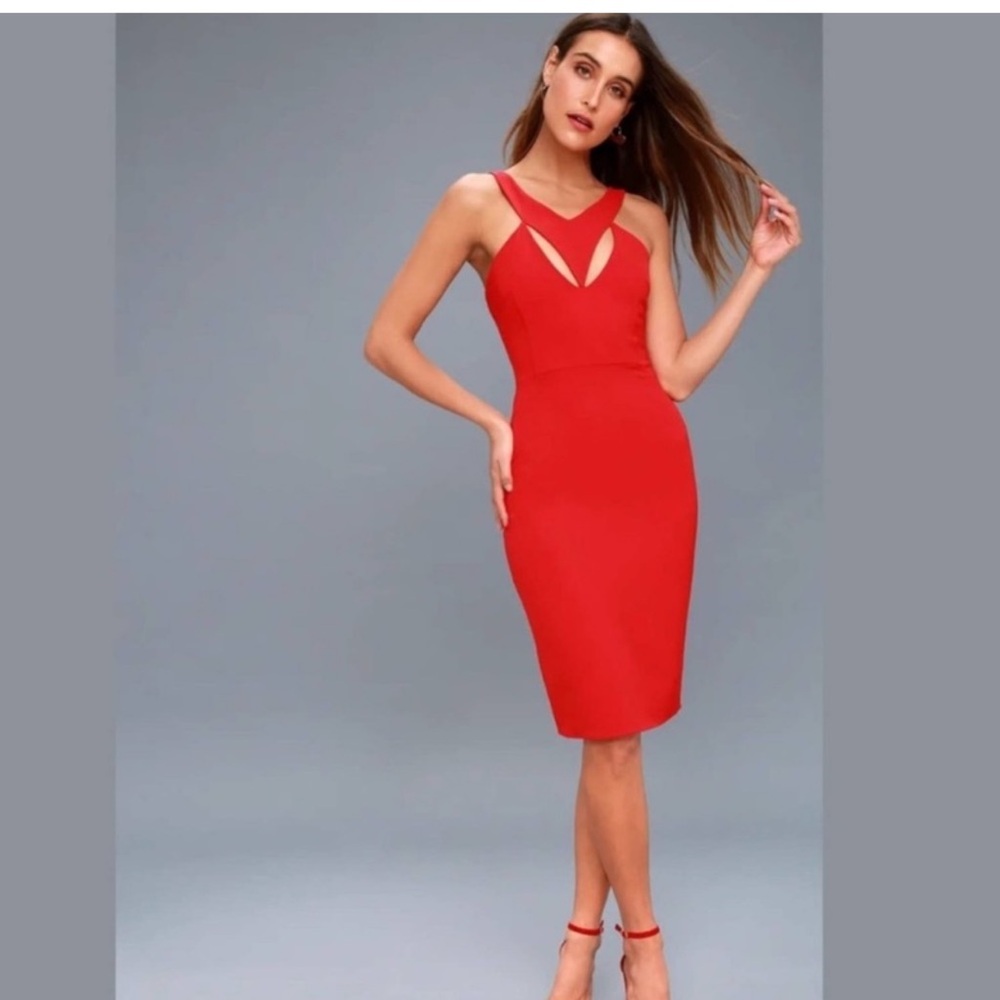 Lulus Red Bodycon Dress